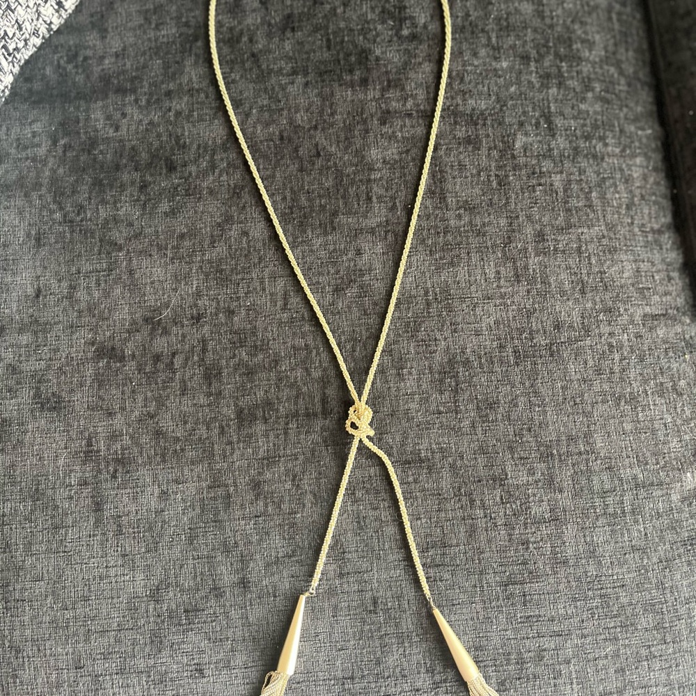 Kendra Scott Gold Knot Necklace